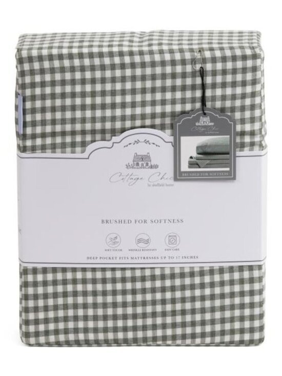 Cottage Chic by Sheffield Home Other - Cottage Chic by Sheffield Home Gingham Sheet Set